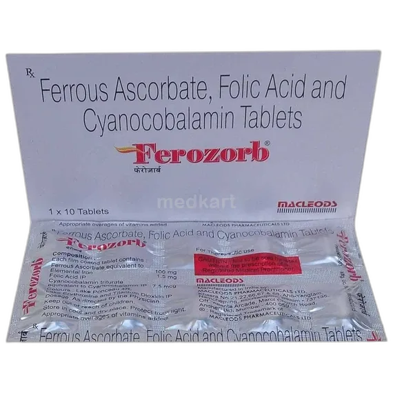 ferozorb tablet 10's